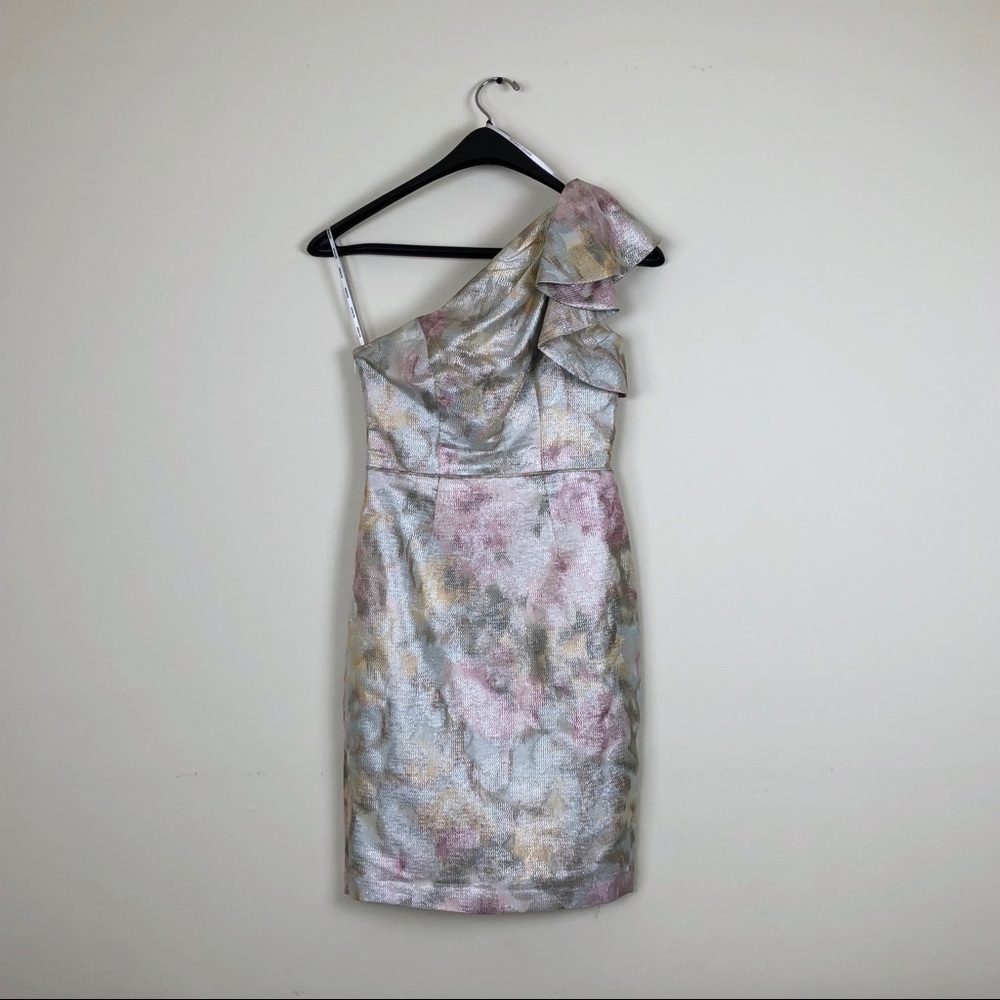 Maggy London One-Shoulder Dress